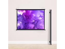 Tela de Projeção 40'' 4:3 Portátil, para Uso Doméstico e Externo