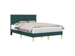 Estrutura da Cama Verde escuro 120 X 200 Cm Tecido MAISON EXCLUSIVE