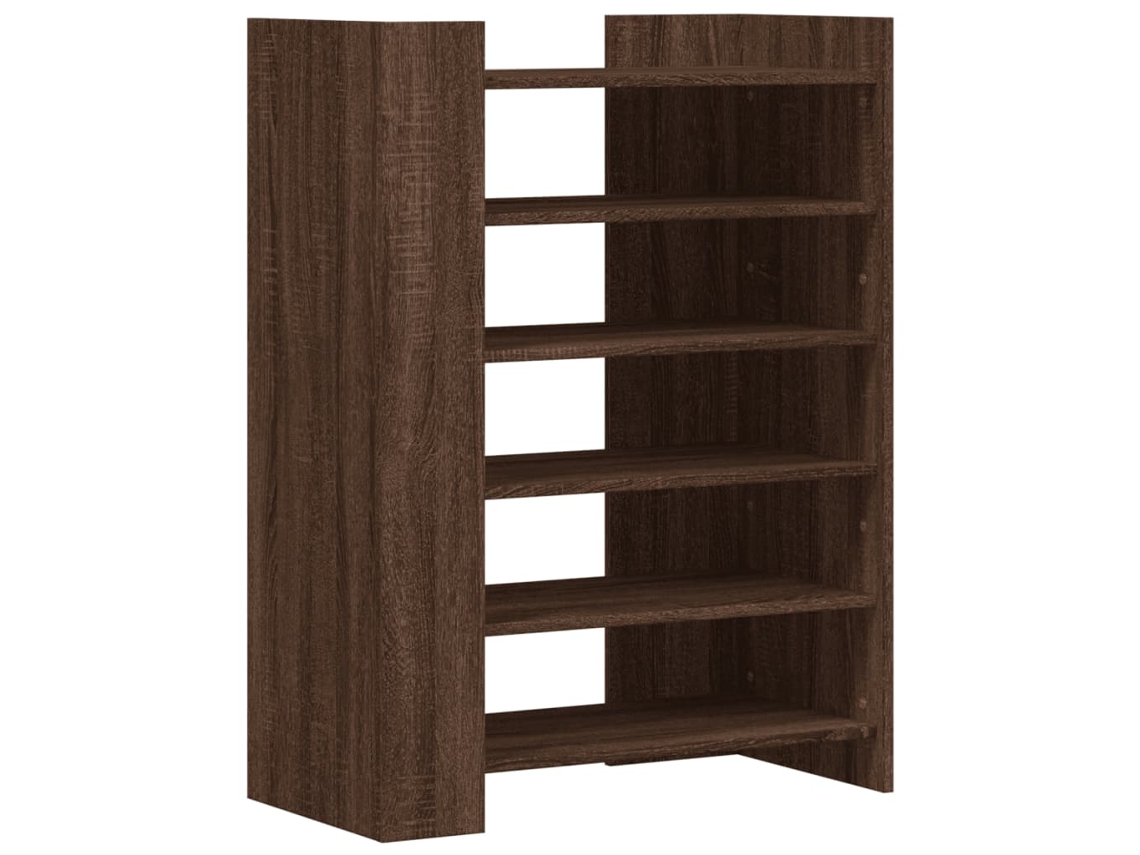 Sapateira Carvalho Castanho MAISON EXCLUSIVE em Derivados Madeira (74,5x37,5x100 cm)