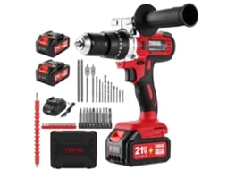Chave De Fenda Sem Fio De 21 V, Bateria De 4,0 Ah, 90 Nm, Ajuste De Torque 20+3, Mandril De 13 Mm