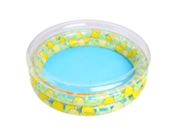 Piscina Inflável CHRUI para Crianças Flores Lantejoulas 90cm (azul)