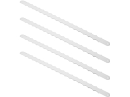 Conjunto de 4 lâminas TOPBATHY para serra em aço inox, para cortar torradas, grelhados e bolos | S/MARCA