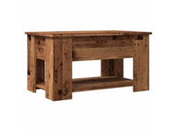 Coffee Table, Coffee Tables Vidaxl Marrom Madeira Processada (79 X 49 X 41 Cm)