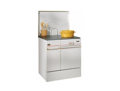 Fogão a Lenha 2 Bocas Branco 240162Blanc GODIN