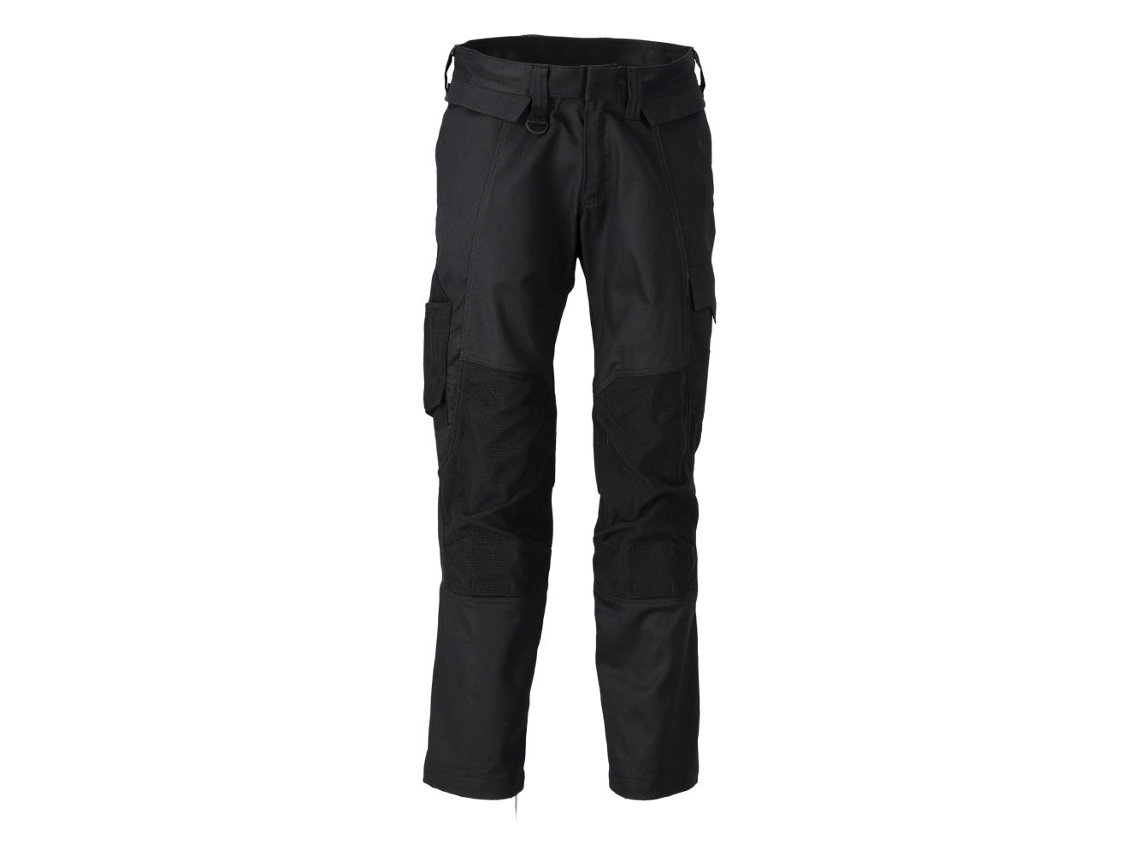 Calças Grandes Com Bolsos Para Joelheiras Accelerate 20779 Preto 58 / 32 MASCOT