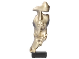 Escultura Facial em Resina, Arte Abstrata para Mesa | S/MARCA