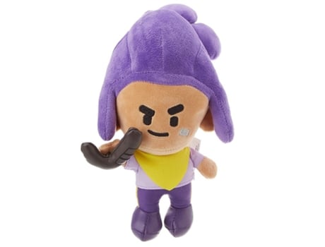 Peluche Brawl Stars Shelly 20 Cm De Pelo Lila Y Con Boomerang Bizakp22