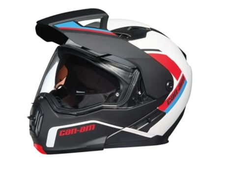Capacete de motocicleta BRP Can Am Exome Capacete Branco/Vermelho/Azul S Branco/Vermelho/Azul S BRP/Bombardier ATV