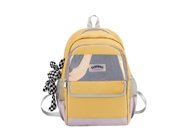 Mochila Feminina De Grande Capacidade, Casual, Para Viagem, Para Estudantes Do Ensino Médio Olysi Shop