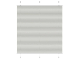 Vidaxl Plissado Cego Cinzento Luz 120x150 Cm Largura Tecido 119,4cm