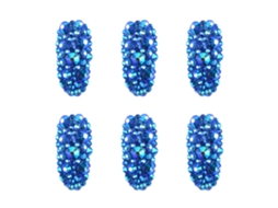 Ferramenta De Manicure Diy 6grids Strass Ab Irregular Punho Pérolas Adesivo Arte De Unha Sz13