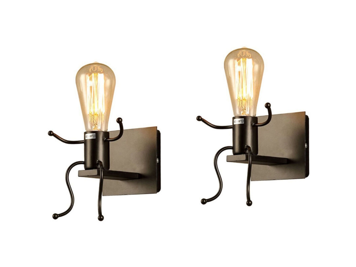 Luminária de parede Criativa da BRILVIBERA com design humanoide moderno