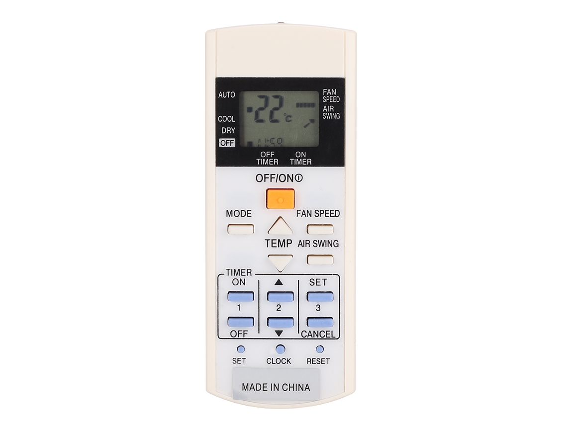Control Remoto Para Aire Acondicionado Duradero Abs Blanco A75c3297 Sin Batería