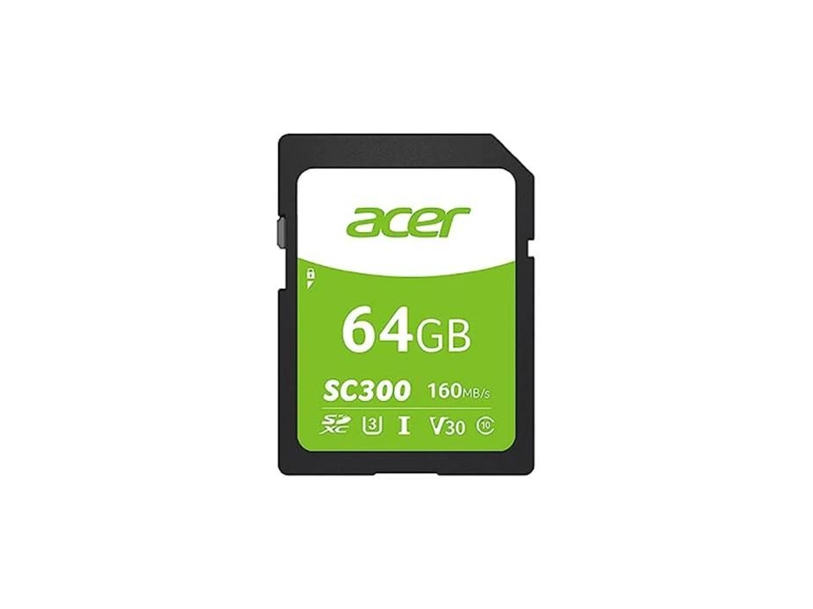Cartão de Memória Sd Acer Sc300 64 Gb / 128 Gb LEXAR