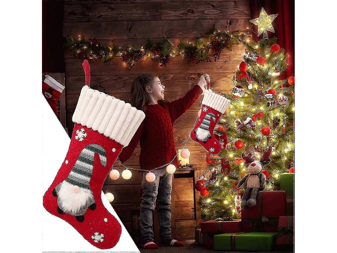 Decoração De Natal Com Pendentes Para Árvore E Meias