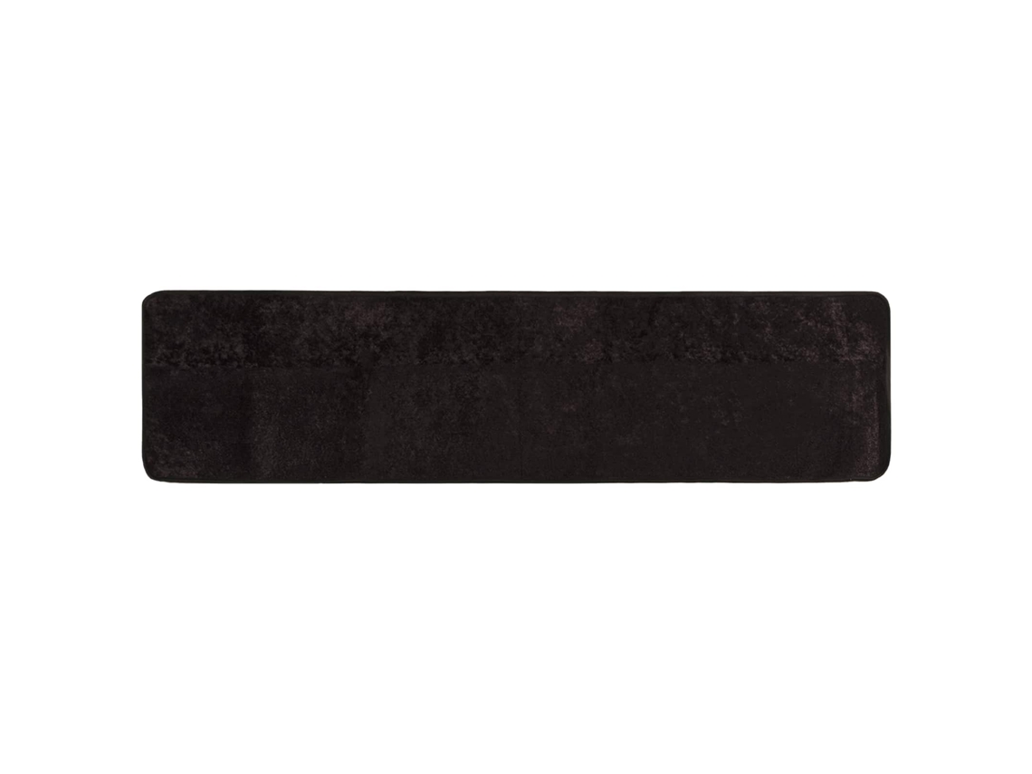 Conjunto 1 Tapete Runner Vidaxl Antracite Poliéster (50 X 450 Cm)