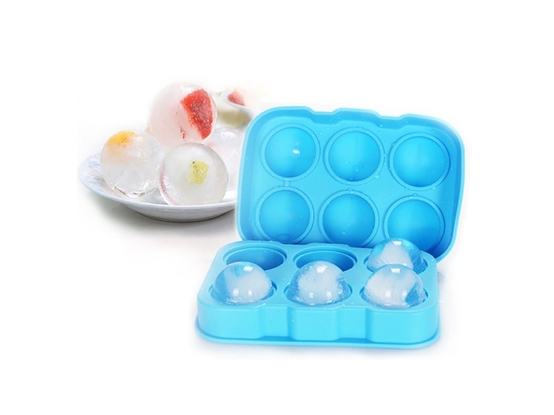 Forma De Gelo Para Cubos Redondos, Bolas De Gelo E Esferas Plástico