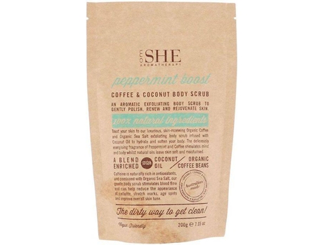 Esfoliante Corporal  Peppermint Boost Coffee & Coconut  (200g)
