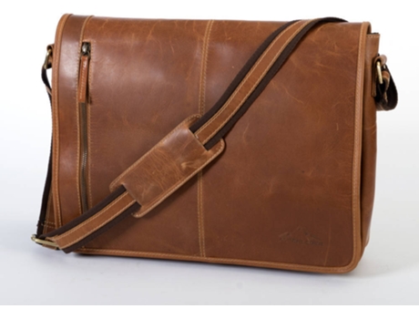 Bolsa ALPENLEDER Atlanta (Universal - 15'' - Castanho)
