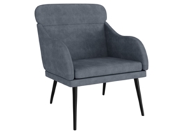 Armchair, Armchairs Vidaxl Cinzeto Veludo