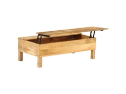 Vidaxl Mesa De Centro Madeira De Mangueira Maciça 110x55x35 Cm