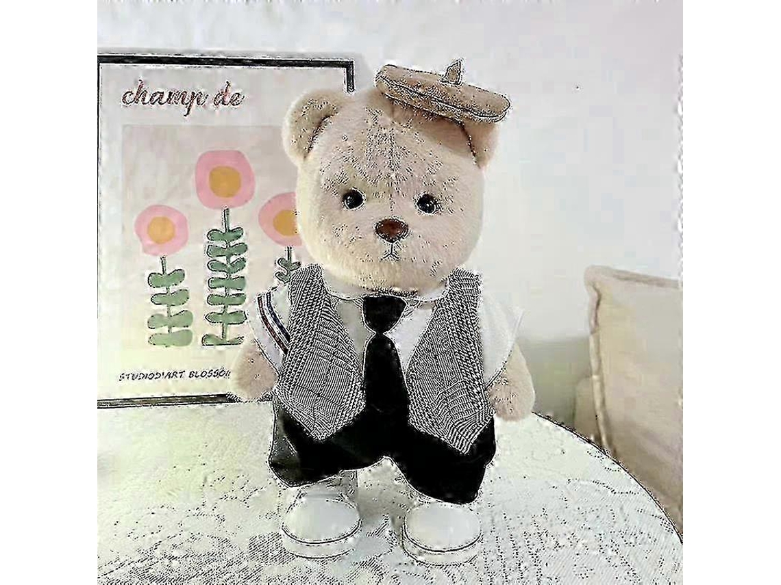 Urso De Pelúcia De Tecido Macio 30cm