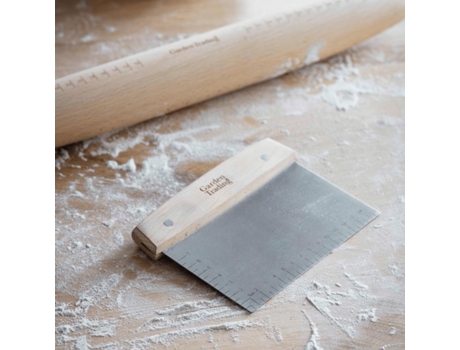 Raspador De Massa Madeira Aço Inoxidável Garden Trading