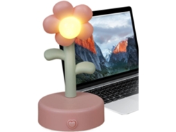 Luminárias em formato de flor para quartos, charmosas luzes noturnas para iluminação ambiente.
