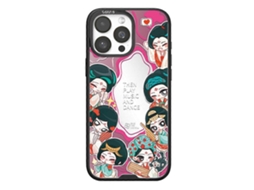 Capa Tkdaddy Caseevo Para Iphone 15 Pro Max Compatível Com Magsafe Tpu Acrílico Capa De Telefone Com Placa Traseira Feminina Da Dinastia Tang Palace M