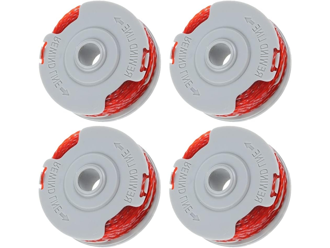 Compatível com Flymo Fly021 Kit com 4 Carretéis de Fio para Aparador de Grama AQUAFORGE (1,5 Mm, 36 Pés)