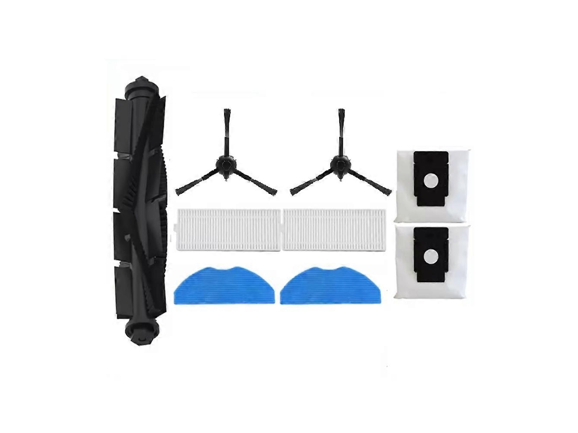 9 Pcs For 360 S8 Plus / Ezviz Re4 Plus / Re5 Plus / Rc3 Plus Accessories Roller Side Brush Hepa Filter Mop Pad Dust Bag