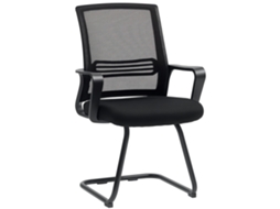 Cadeira Ergonômica de Malha com Pés de Metal ZENCORE SERVICES