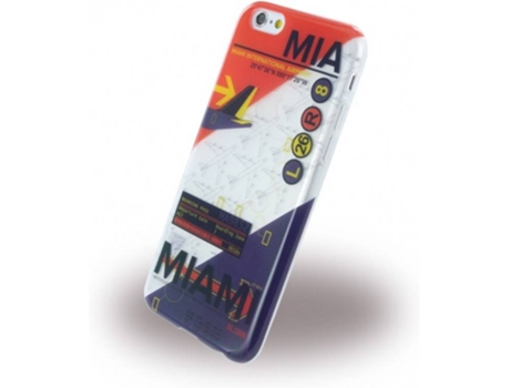Capa em Silicone , BJ6AIRMIA AirPort MIA Miami, Apple iPhone 6, 6S