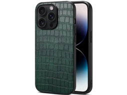 Capa Textura Crocodilo para iPhone 38 Verde