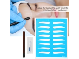 Conjunto De Ferramentas De Maquilhagem De Microblading Manual De Sobrancelhas Semipermanentes + Eoocoo