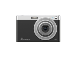 Halinuia Câmera Digital 4k Zoom Óptico 8x Lente Telescópica Tela 2,88 Polegadas (preta)