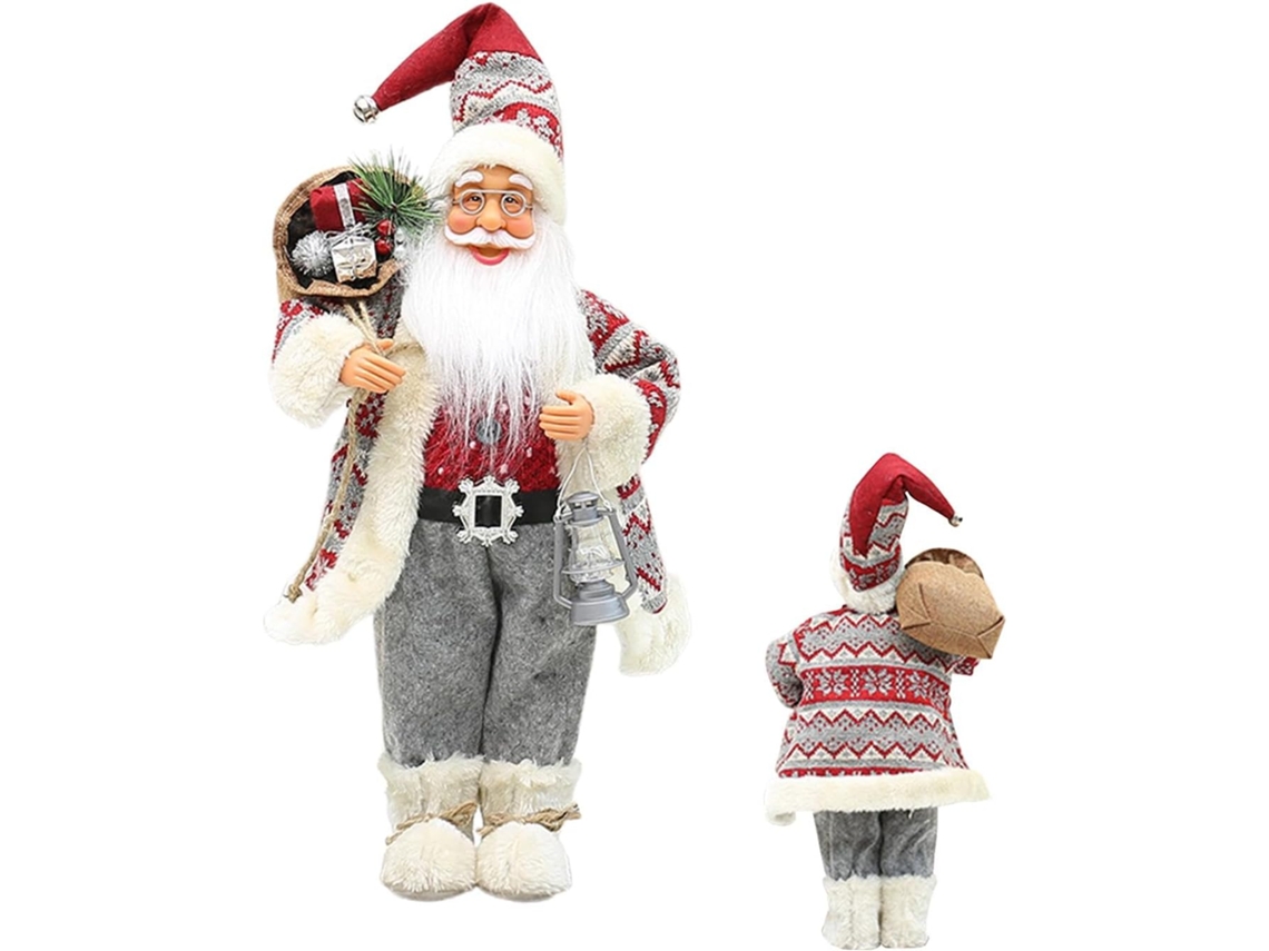 Enfeite De Mesa Com Papai Noel, 45 Cm | Decorações