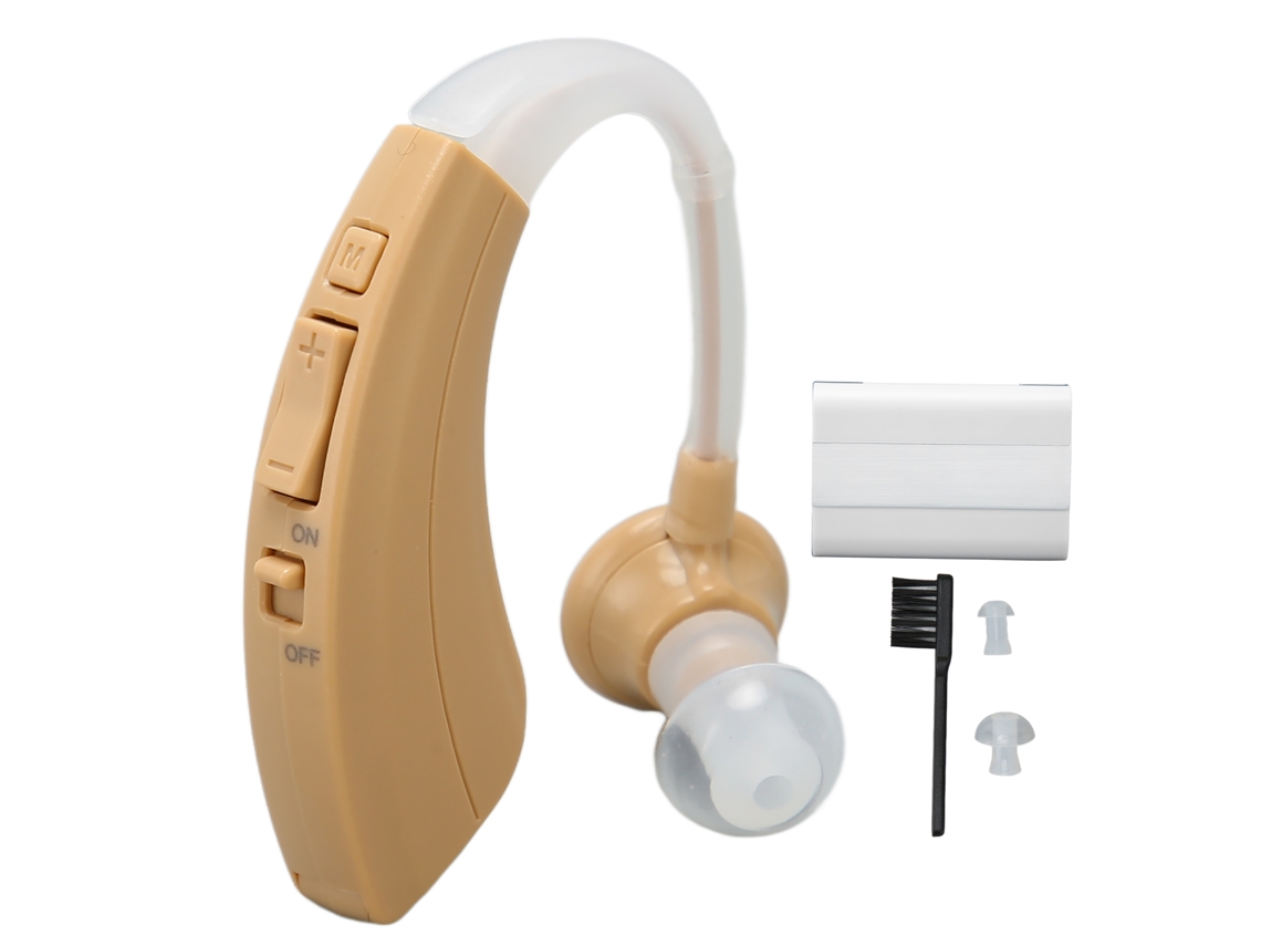 Amplificador de Som Atrás da Orelha EOOCOO (aparelho Auditivo Digital, Portátil e Confortável)