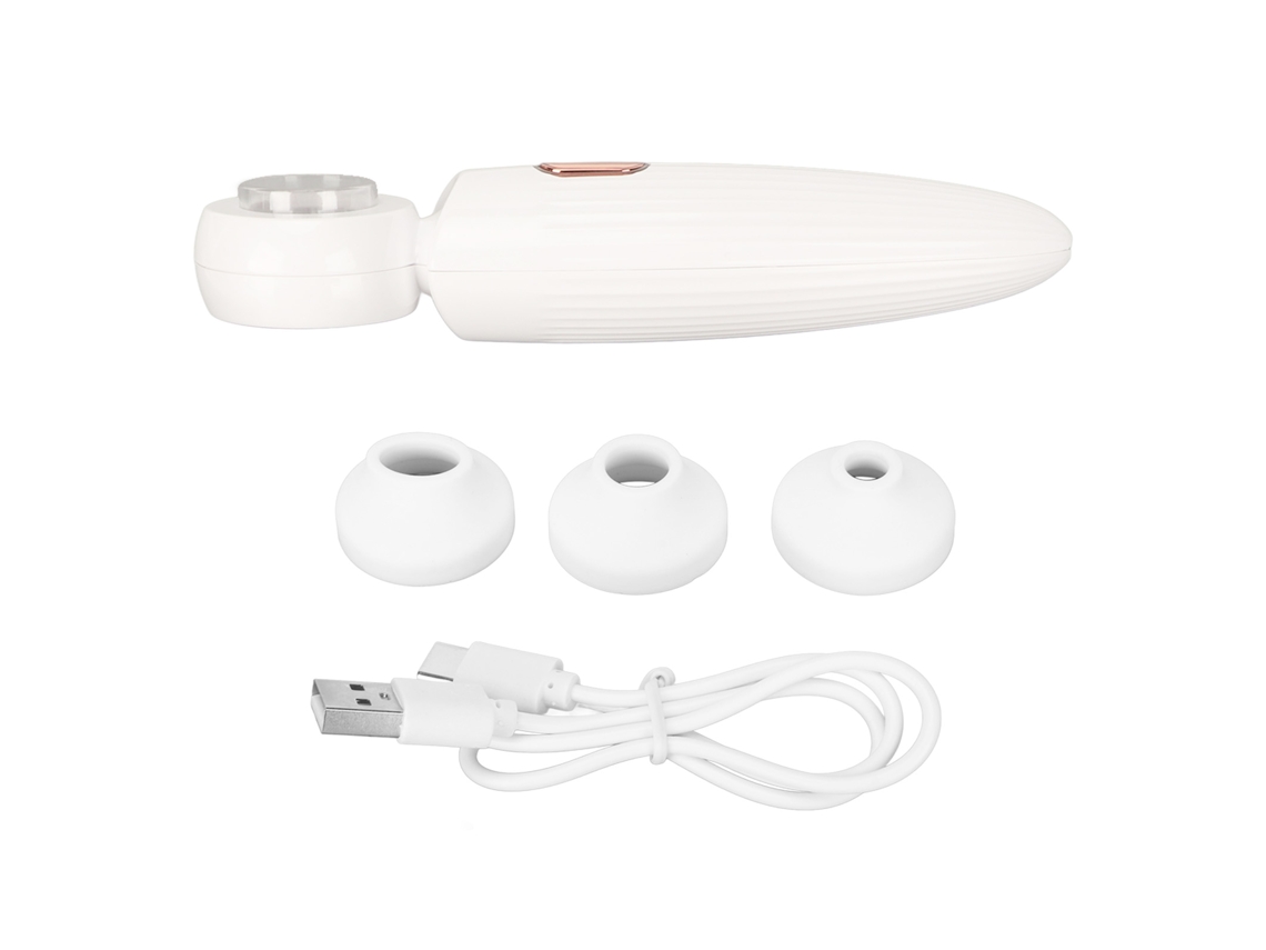 Aspirador De Povos Recarregável Usb Com Lupa Para Remover Cravos