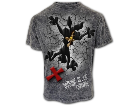 T-shirt Coyote  LOONEY TUNES (M - Algod?o - Preto)