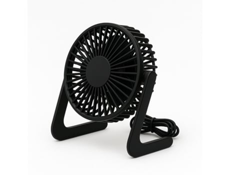 Ventoinha De Secretária | Compacta, Silenciosa, Ligação Com Cabo Usb Mayou Sd2138 Preto