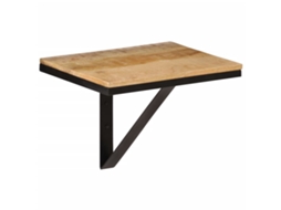 Vidaxl Prateleira De Parede 40x30x32 Cm Mangueira Maciça E Ferro