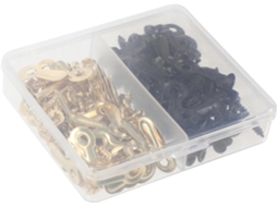 Bathveve Boutons Rotatifs En Metal Pour Quadros Foto 120 Pcs Noir Et Doré Fixação Robuste Avec Vis Suspendre