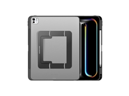 Capa Para Hexinyigjly ( 2024/2025) Ipad Pro 11 Polegadas M4/m5 , Suporte Ajustável Em Vários Ângulos Preto