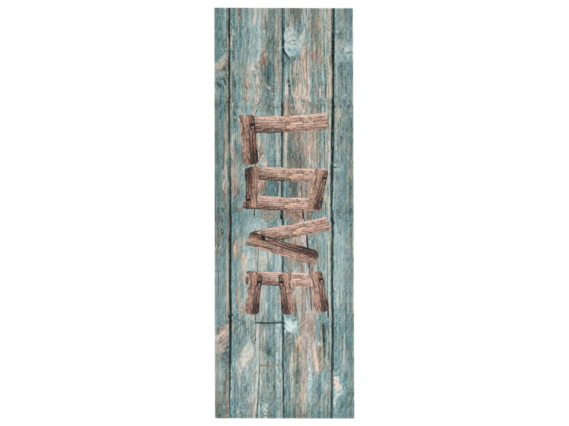 Vidaxl Tapete De Cozinha Lavável Com Design Love 45x150 Cm