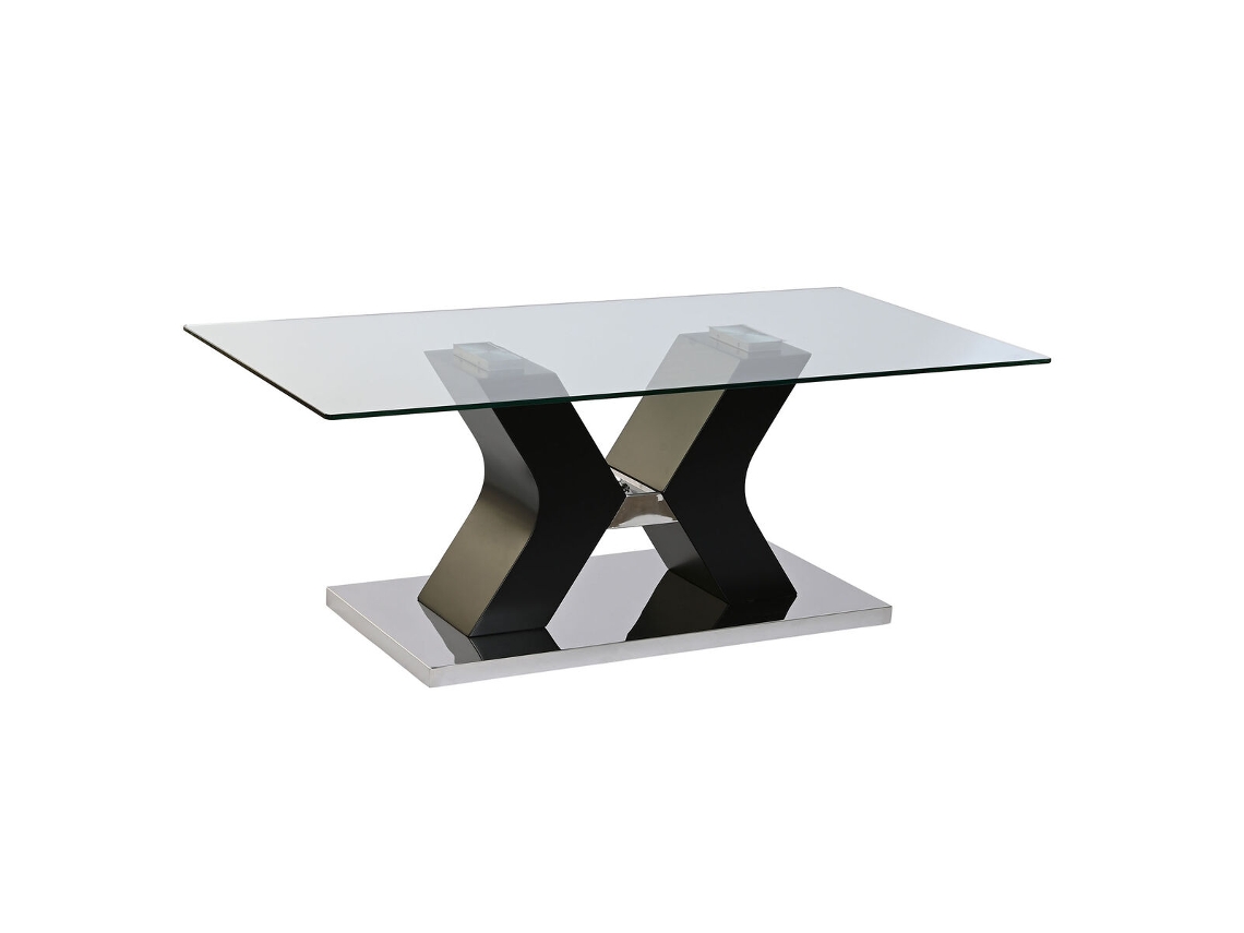 Mesa de Apoio DKD HOME DECOR (Vidro Temperado - 60 x 120 x 45 cm)