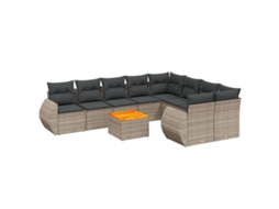 Garden Sofa Set, Garden Sofa Sets Vidaxl Cinzeto Rattan / Vime (n/a)