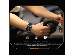 Relógio inteligente com monitor de frequência cardíaca, Bluetooth, chamadas, notificação de informações, pulseira inteligente, relógio esportivo Ly Ebike