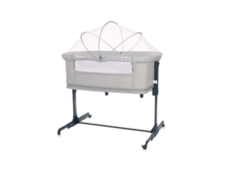 Berço Co-sleeping  Milano Grey Alumínio (57 x 14 x 101 cm)