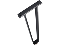 Pés De Metal Popetpop Para Móveis, Resistentes, Em Aço, Para Mesas, Na Cor Preta, Com Altura Ajustável